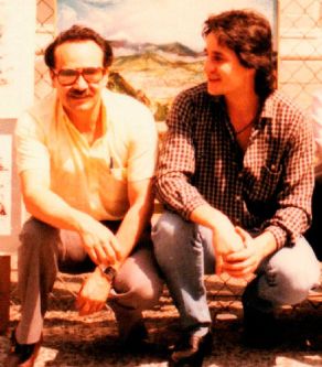 1984 New York. Guillermo Salazar and Luis Marino