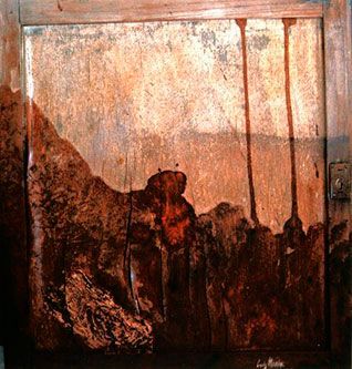 Window mine - Oil painting / canvas 60x60 cm.